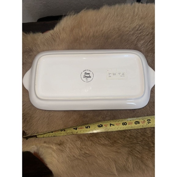 Nova Deruta Italian Pottery Tray Italy 11” x 5" Colorful Handpainted Ceramic - Picture 3 of 3